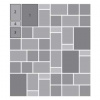Тротуарная плитка Steinrus Инсбрук Альпен Color Mix 60 мм