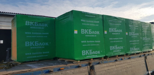 Газобетонные блоки ВКБлок D500 625х200х250 стеновые