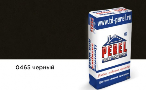 Цветная декоративная затирочная смесь Perel RL черная